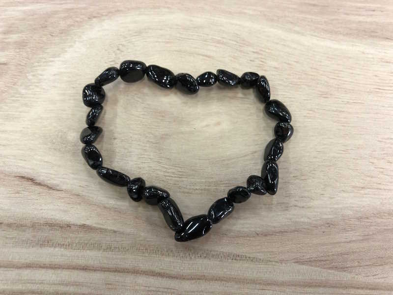 Pulsera Turmalina Negra forma